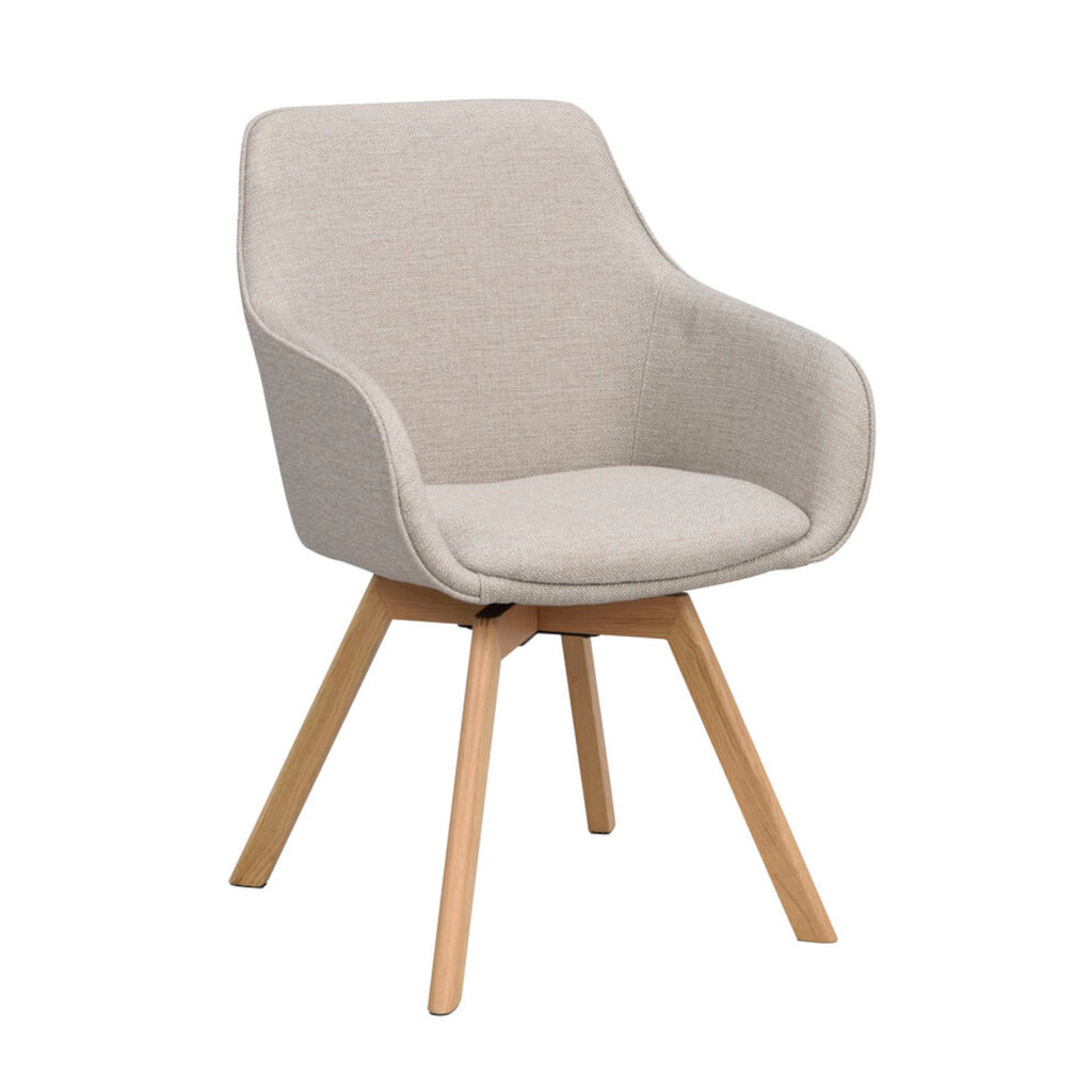 Alison Karmstol Beige/Ek | Rowico Home | 7340126585863 | 118084 | Maessing Interiör