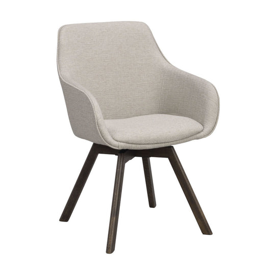 Alison Karmstol Beige/Brun Ek