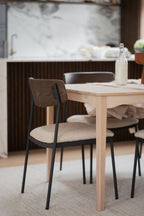 Markham Matbord Vitpigmenterad Ek 180 | Rowico Home | 7340126578650 | 123125 | Maessing Interiör