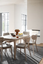 Markham Matbord Vitpigmenterad Ek 140 | Rowico Home | 7340126578681 | 123128 | Maessing Interiör