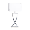 Omega Bordslampa 52 Krom/Vit