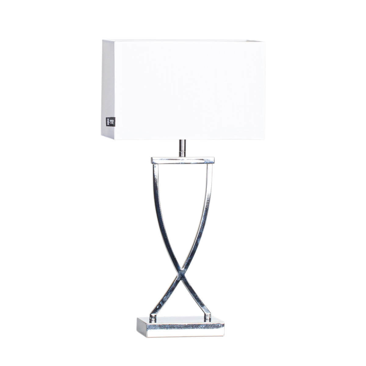 Omega Bordslampa 52 Krom/Vit
