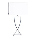 Omega Bordslampa 69 Krom/Vit