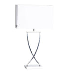 Omega Bordslampa 69 Krom/Vit