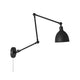 Bazar Vägglampa Svart