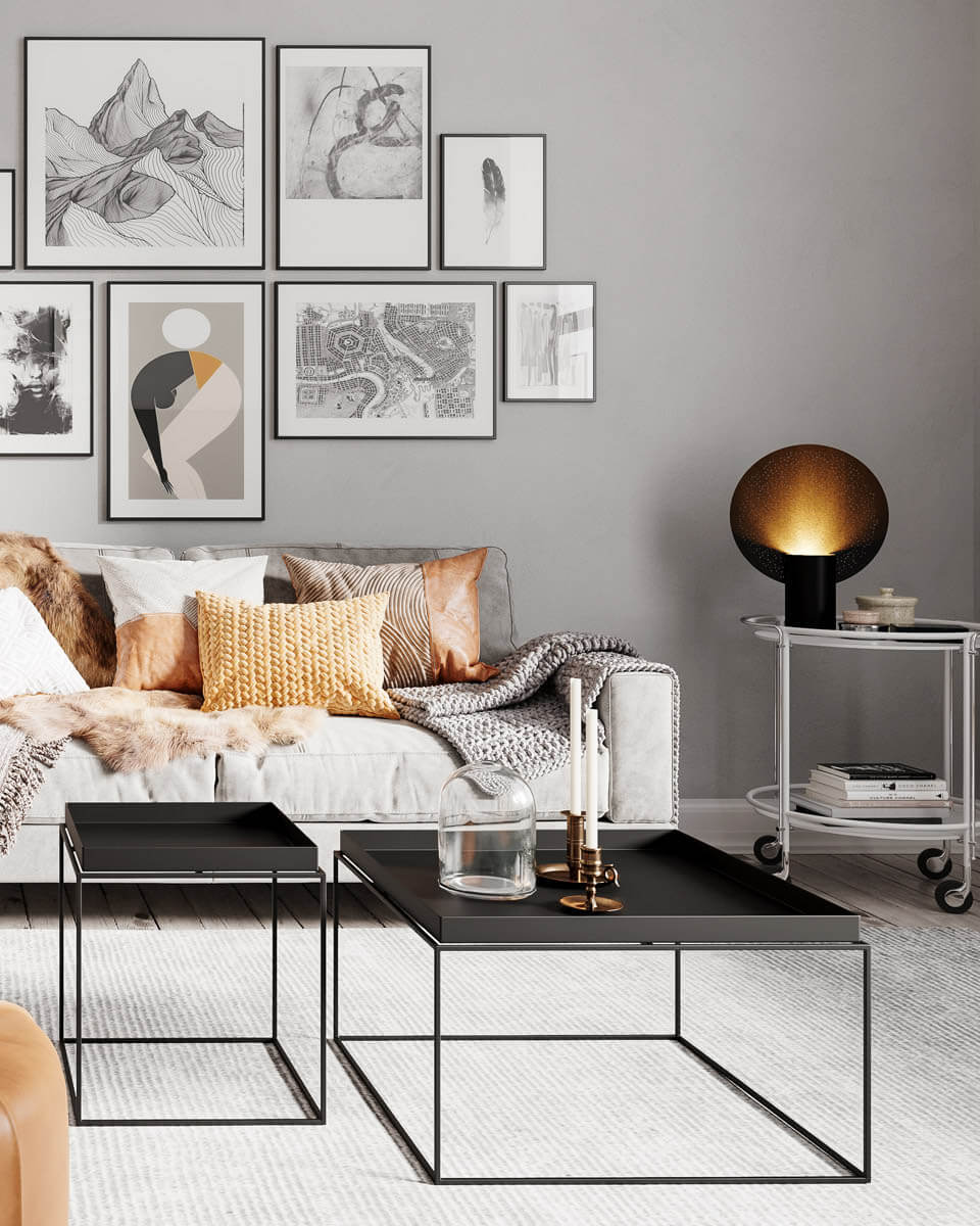 Colby XL Bordslampa Svart