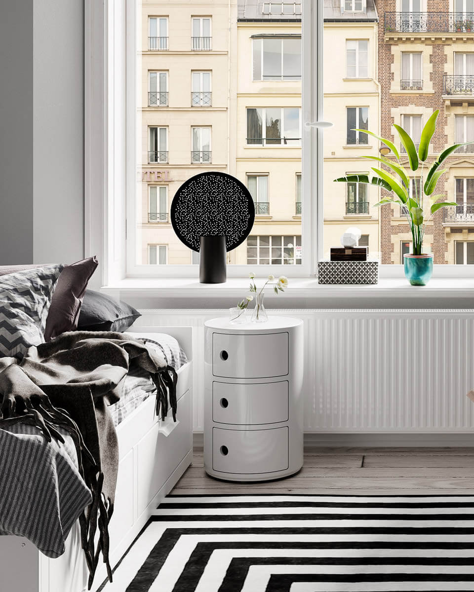 Colby XL Bordslampa Svart