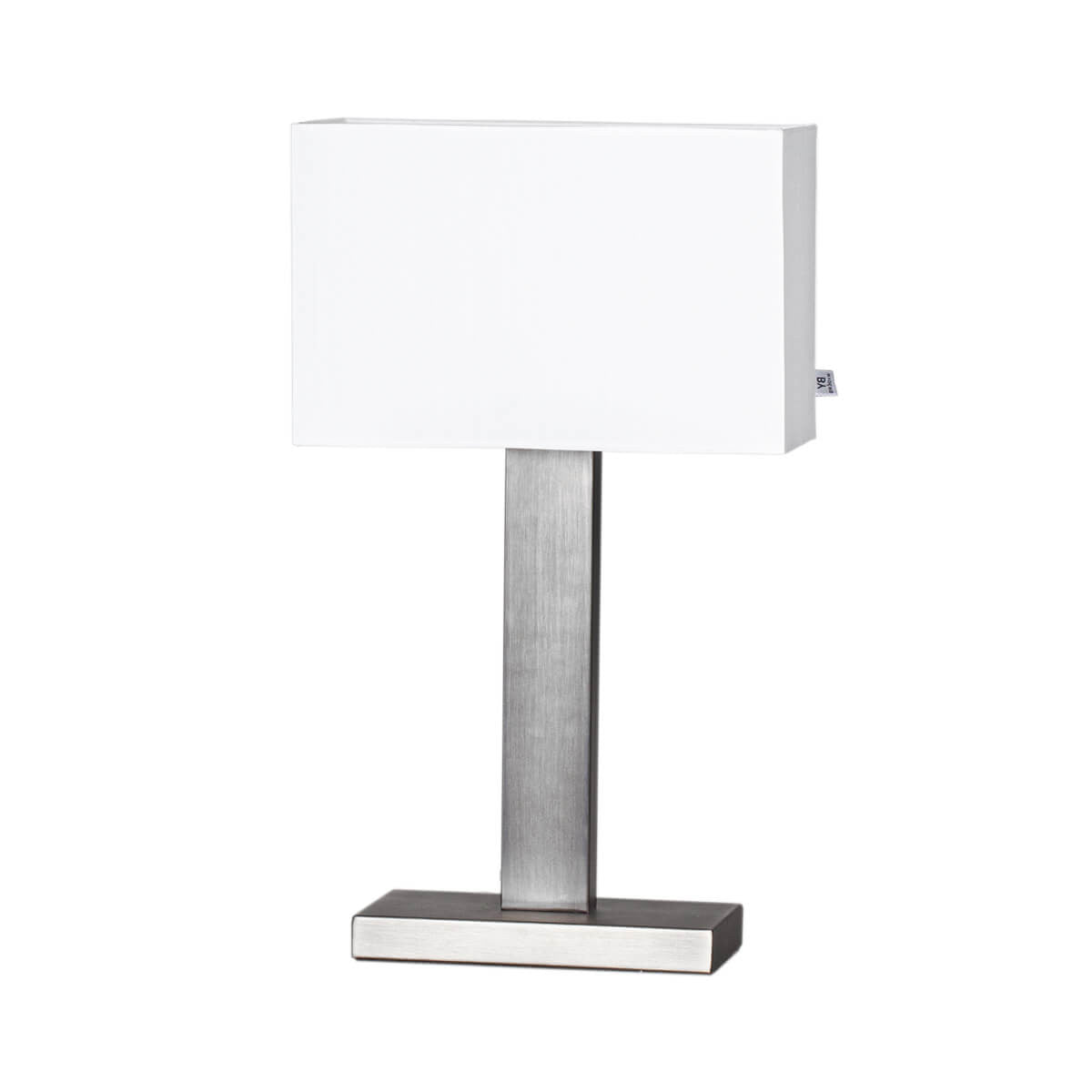 Prime Bordslampa 47 Borstad Stål/Vit Skärm