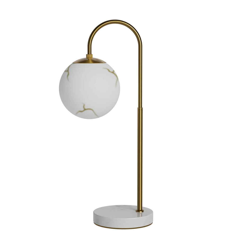 Bellagio Bordslampa 60 Mässing/Vit