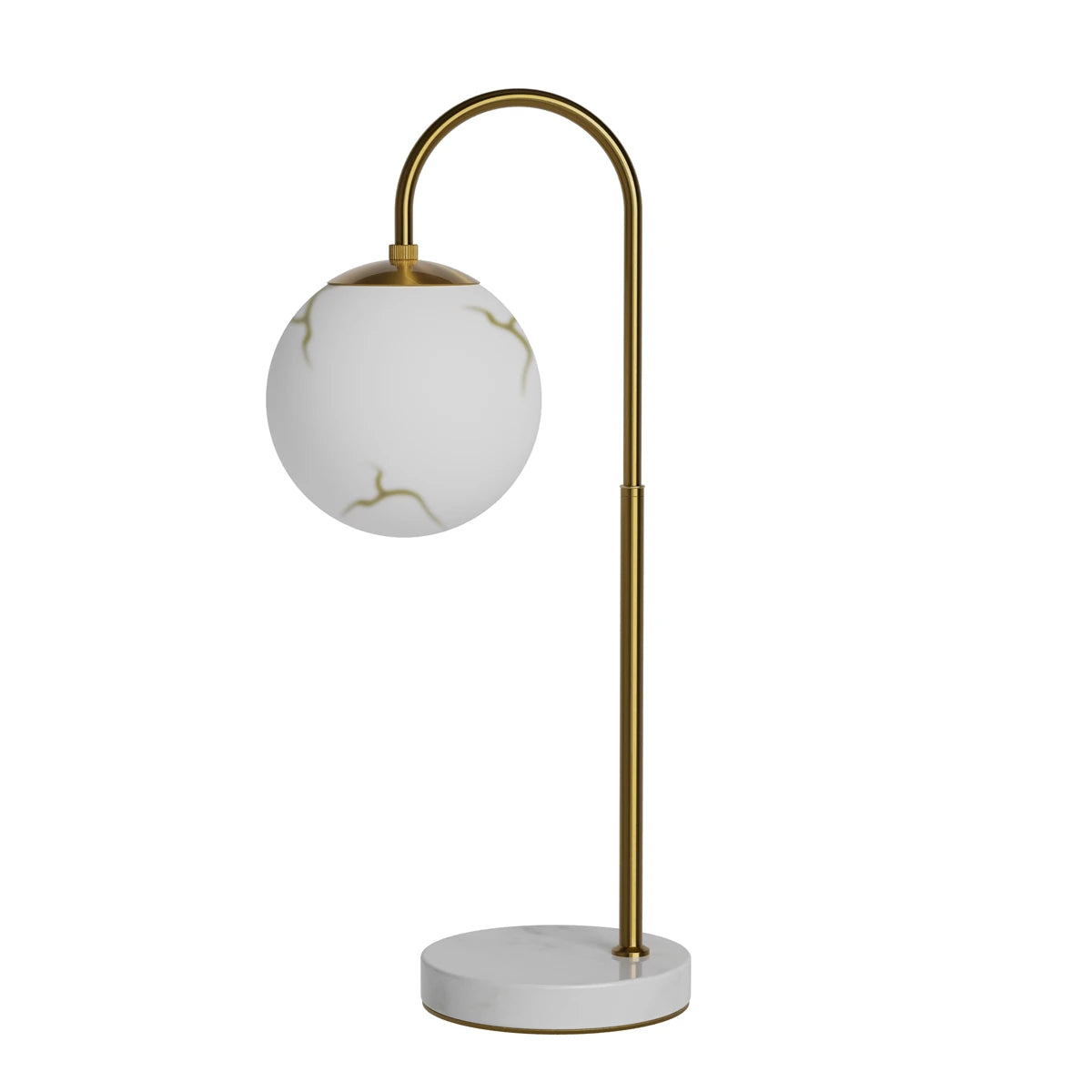 Bellagio Bordslampa 60 Mässing/Vit