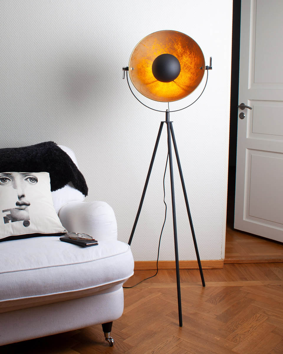Captain Mini Golvlampa Svart