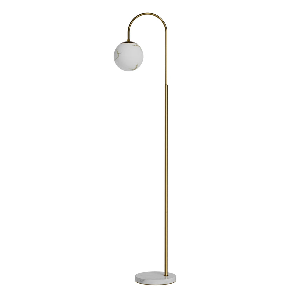 Bellagio Golvlampa 163 Mässing/Vit