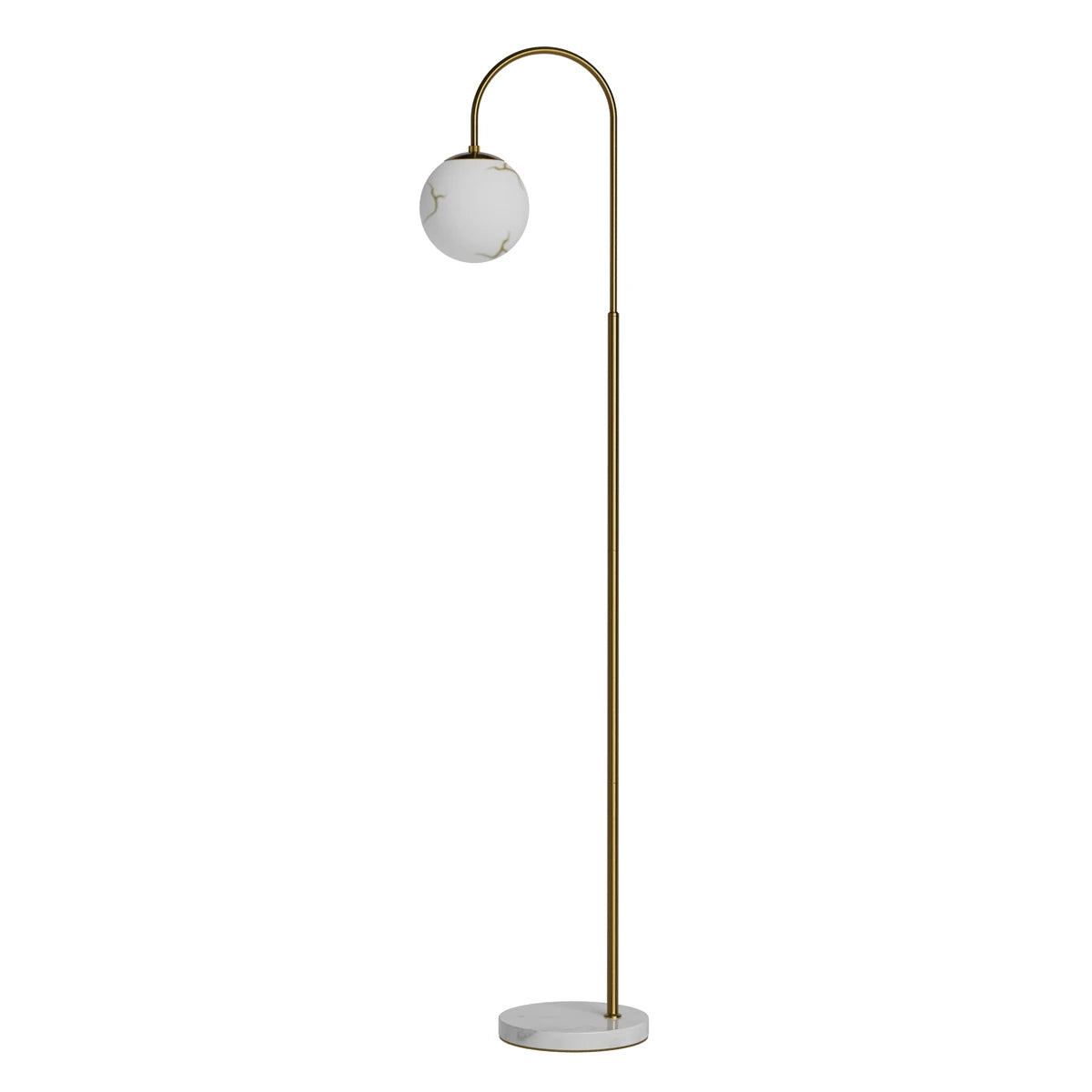 Bellagio Golvlampa 163 Mässing/Vit