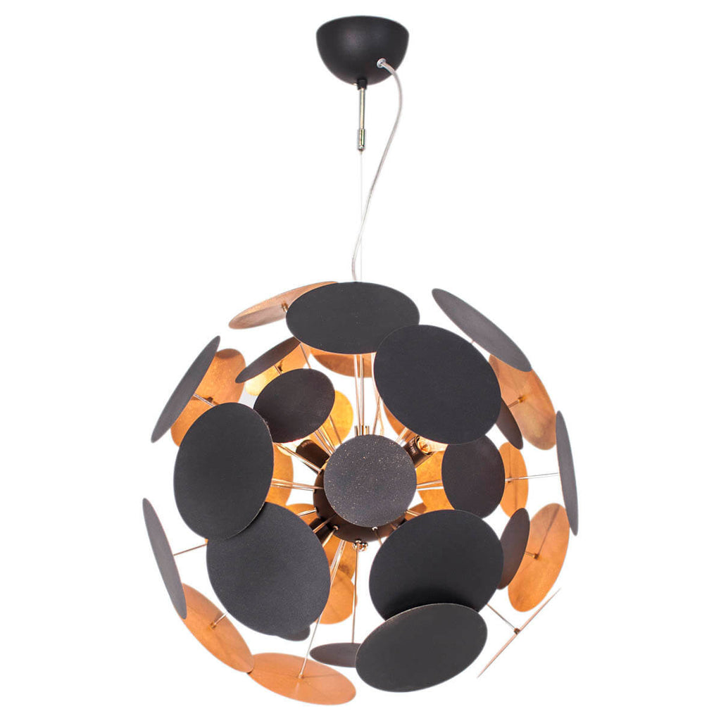 Planet Taklampa Ø50 Svart/Guld
