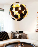Planet Taklampa Ø50 Svart/Guld