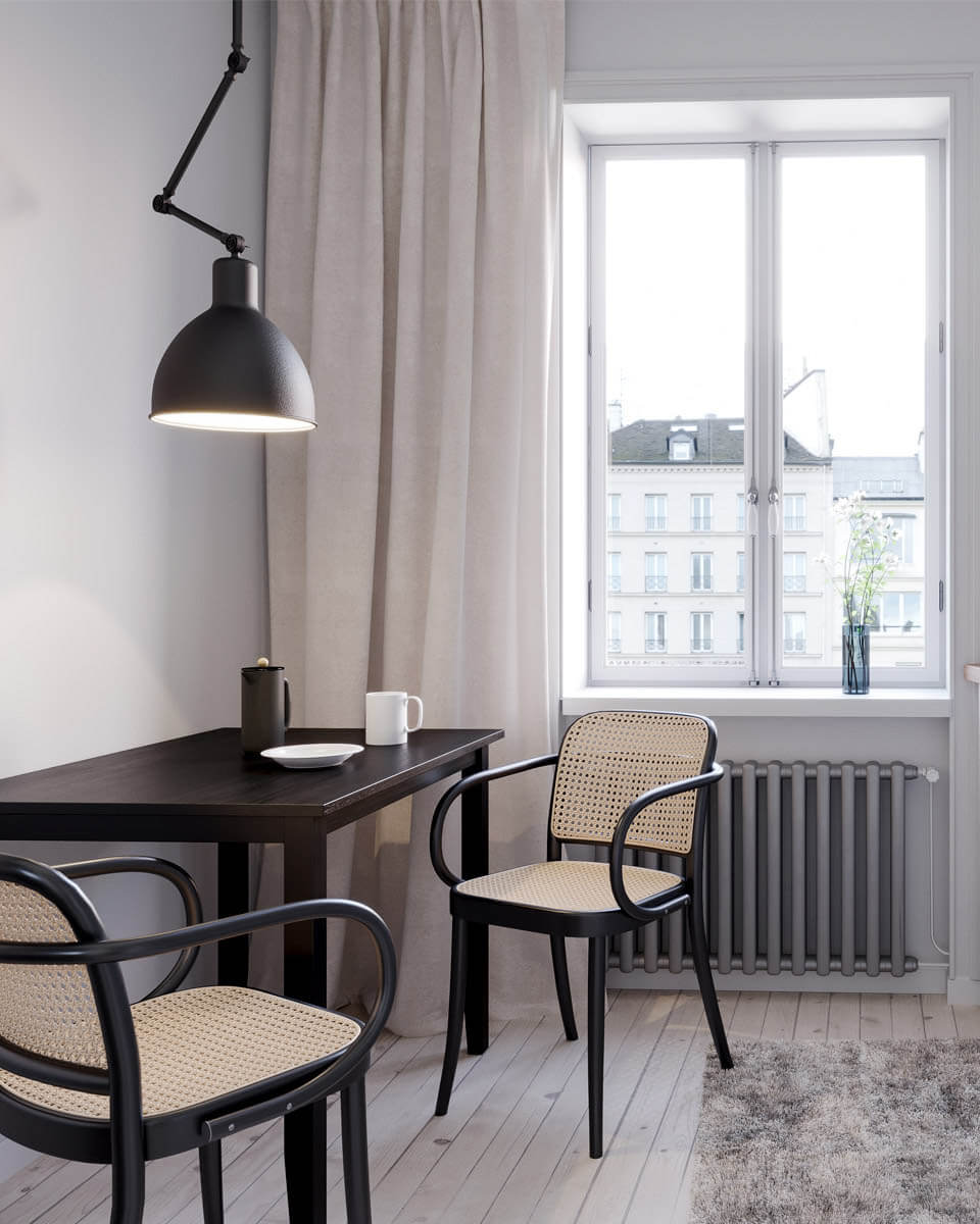 Bazar Taklampa Ø30 Svart