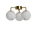 Bellagio Plafond 3-lite Mässing/Vit