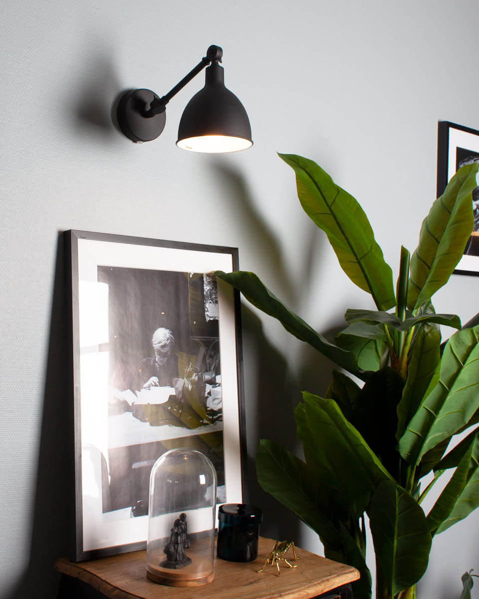 Bazar Mini Vägglampa Svart