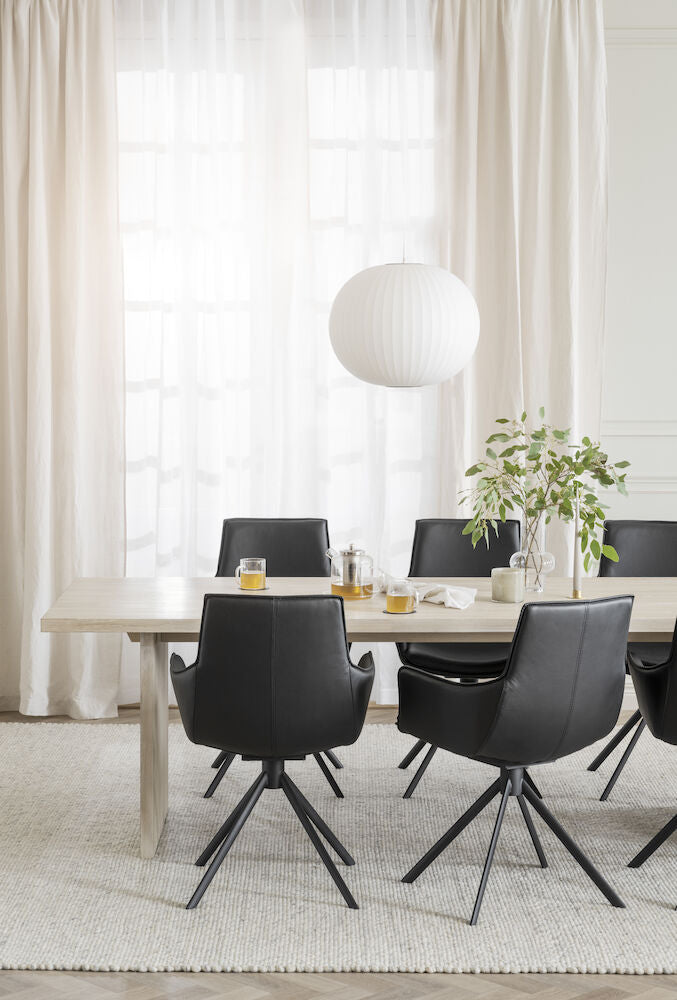 Emmett Matbord Vitpigmenterad Ek 240 | Rowico Home | 7340126550779 | 120350 | Maessing Interiör