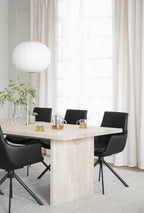 Emmett Matbord Vitpigmenterad Ek 240 | Rowico Home | 7340126550779 | 120350 | Maessing Interiör