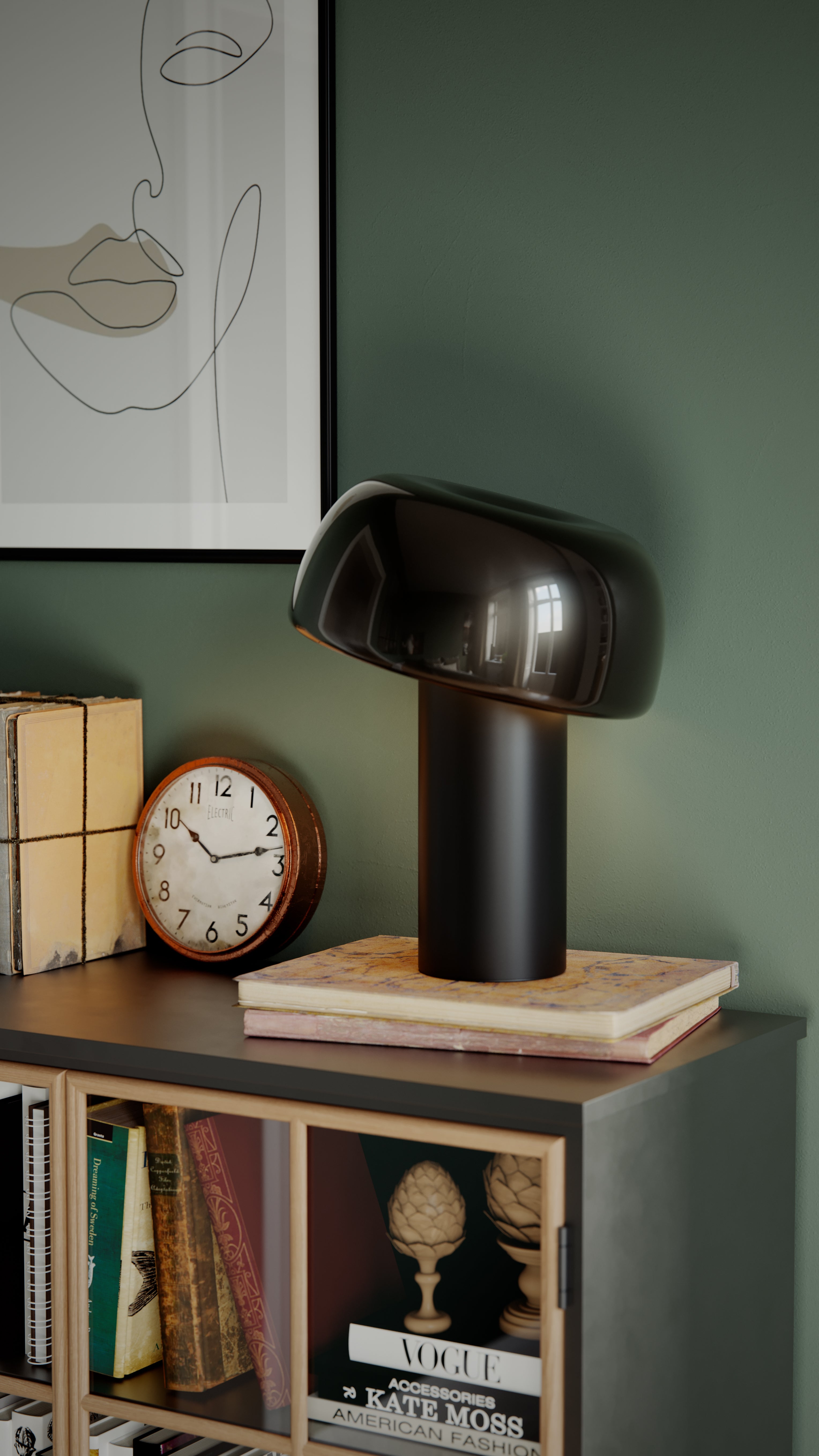 Lean On Me Bordslampa Svart