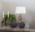 Lofty Bordslampa 55 Satin/Vit Skärm