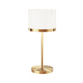 Marcel Bordslampa 55 Mässing/Vit