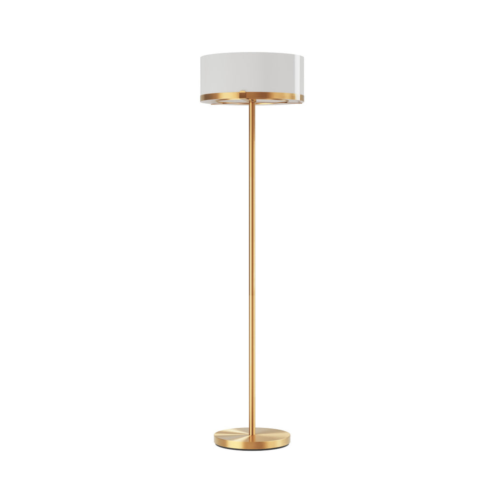 Marcel Golvlampa 150 Mässing/Vit