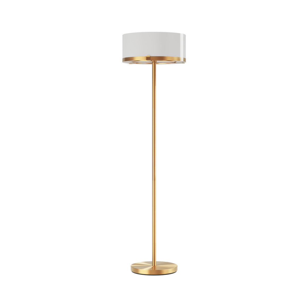 Marcel Golvlampa 150 Mässing/Vit