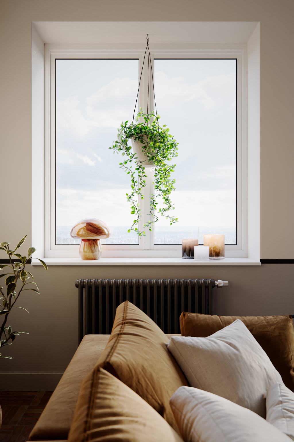Mira Mushroom Bordlampa 30 Natur