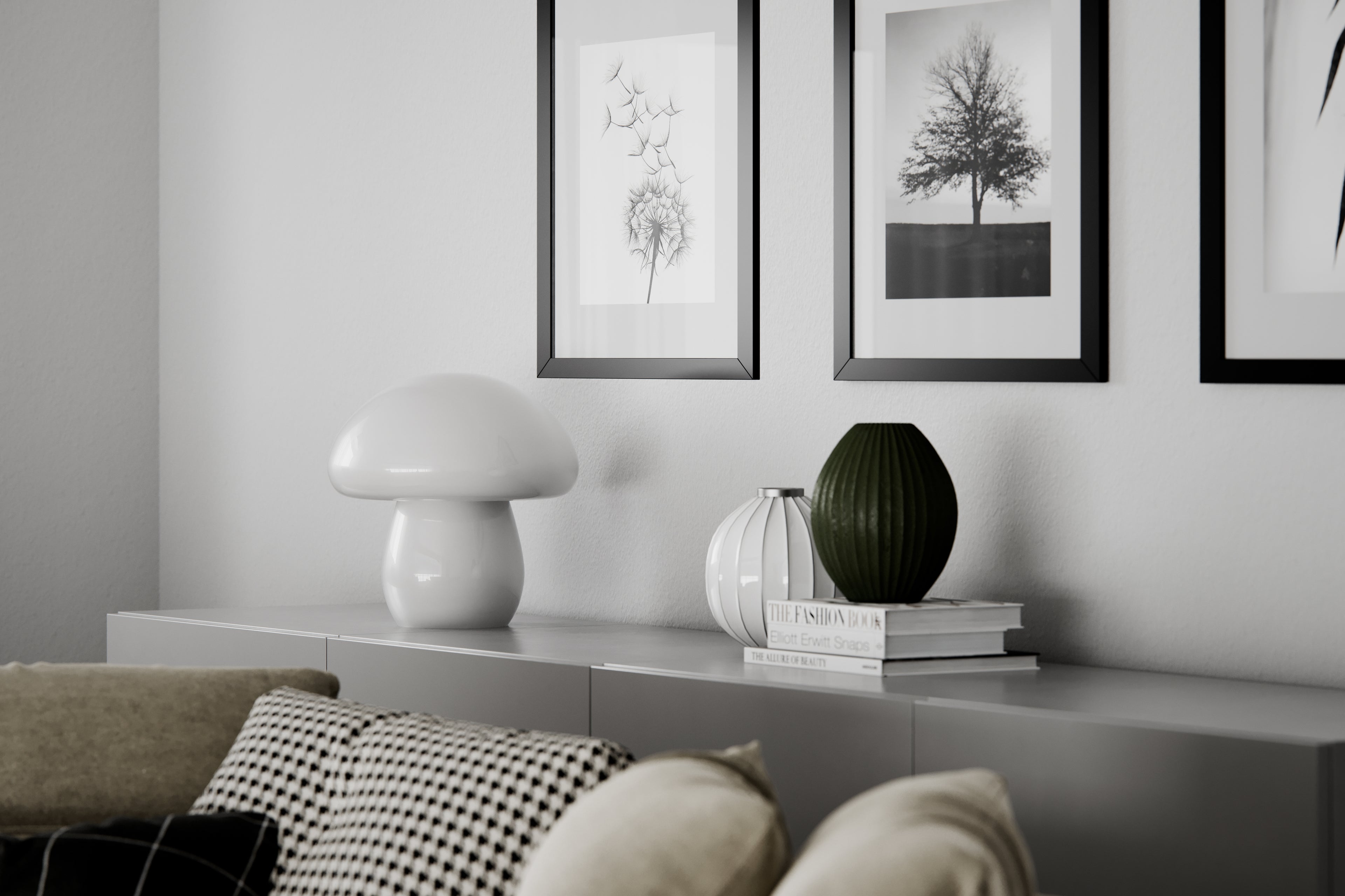 Mira Mushroom Bordslampa 30 Vit