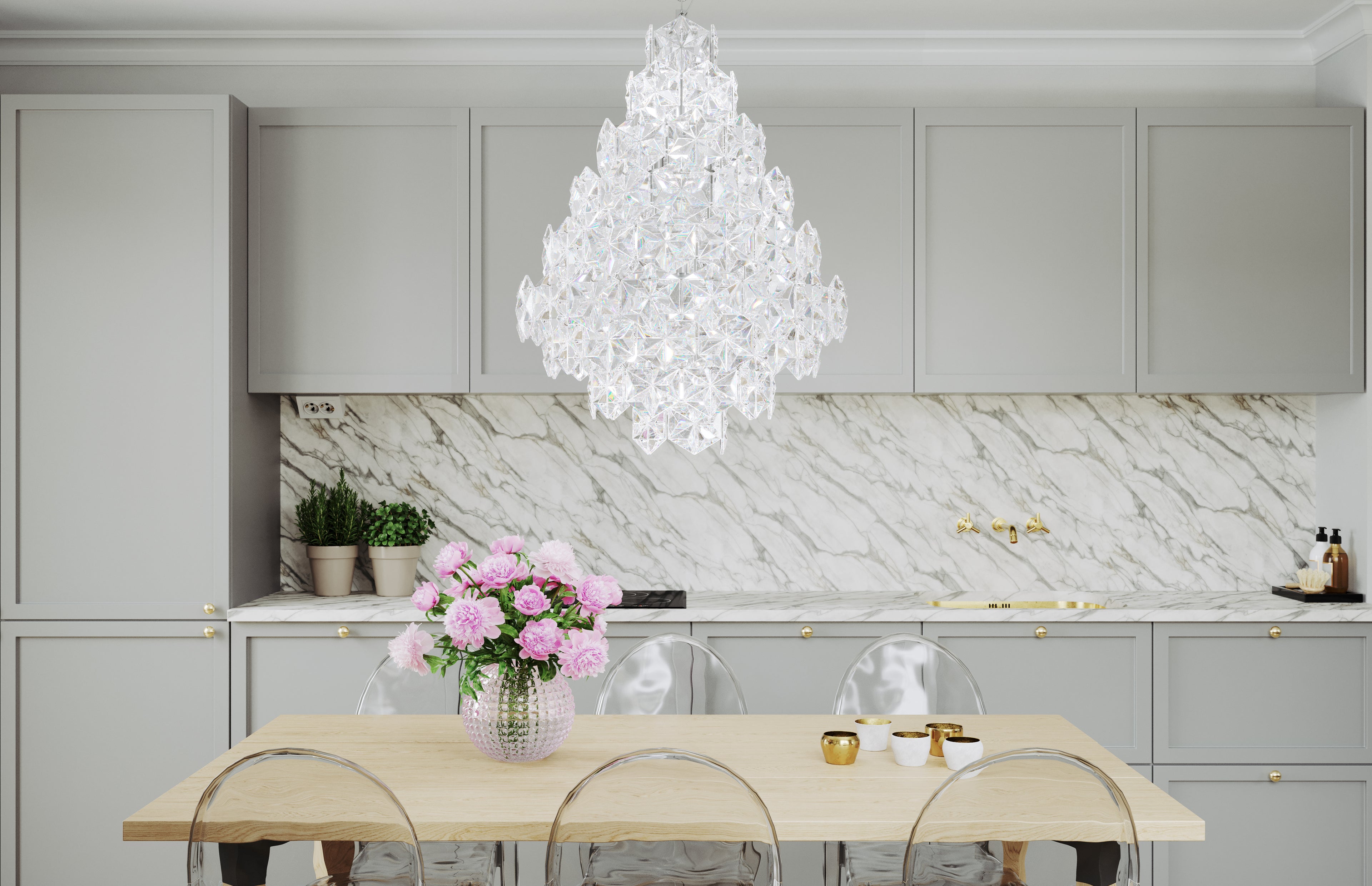 Monarque Grande Taklampa Ø58 Klar