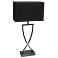 Omega Bordslampa 52 Svartkrom/Svart
