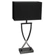 Omega Bordslampa 52 Svartkrom/Svart