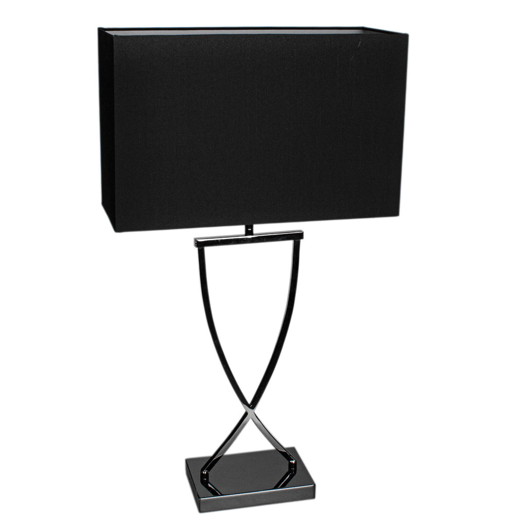 Omega Bordslampa 69 Svartkrom/Svart