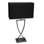 Omega Bordslampa 69 Svartkrom/Svart