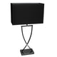 Omega Bordslampa 69 Svartkrom/Svart