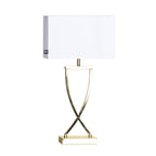Omega Bordslampa 52 Mässing/Vit