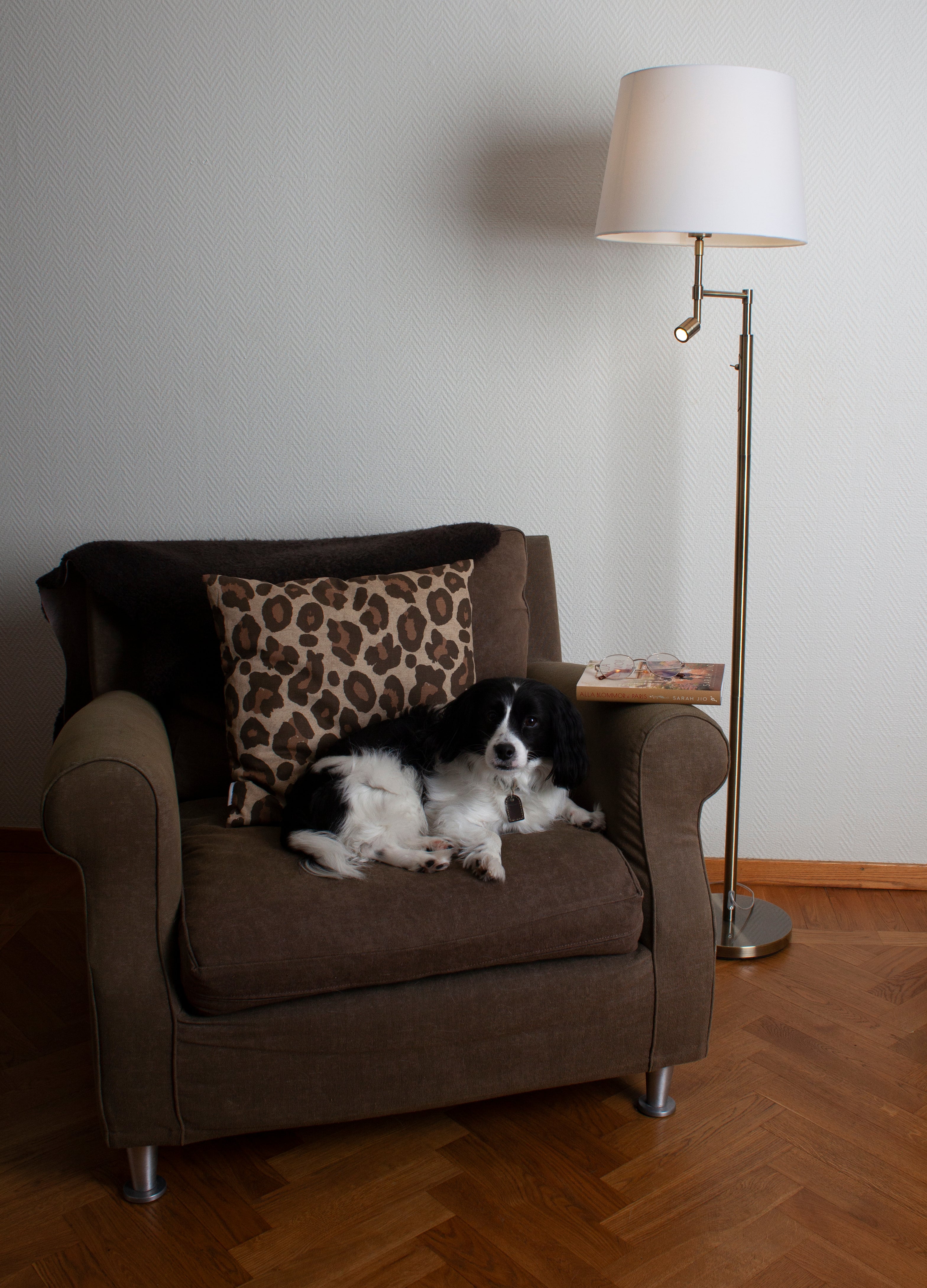 Orlando Golvlampa Antik/Cremevit