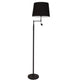 Orlando Golvlampa Svart/Svart