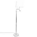 Orlando Golvlampa Krom/Vit