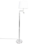 Orlando Golvlampa Krom/Vit