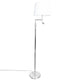 Orlando Golvlampa Krom/Vit