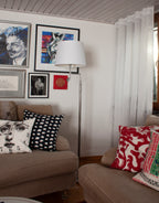 Orlando Golvlampa Krom/Vit