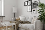 Softy Golvlampa Svart/Vit