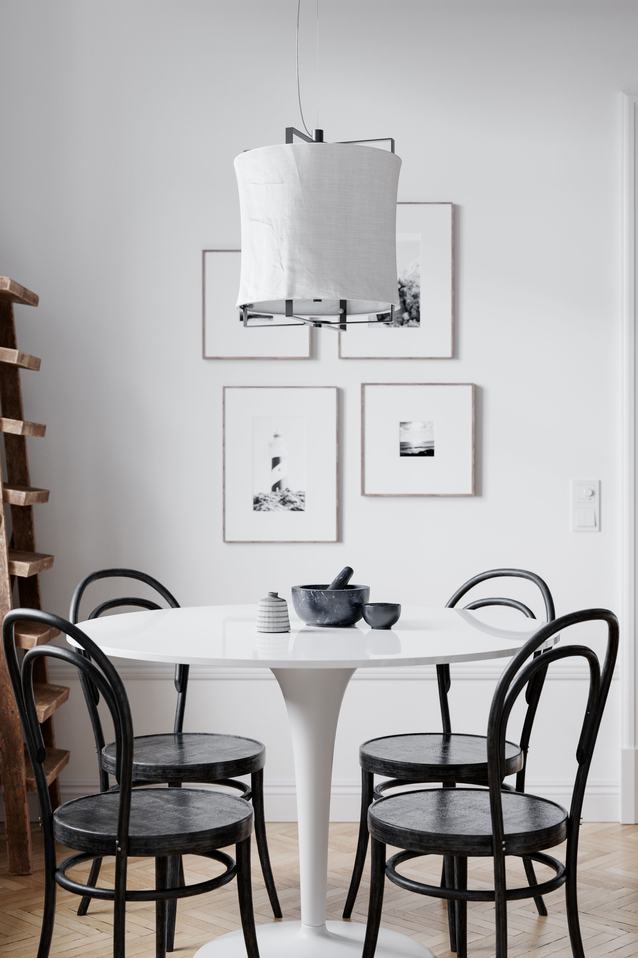 Softy Taklampa Ø35 Vit