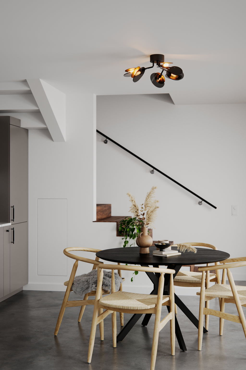 Turno Plafond Ø66 Svart
