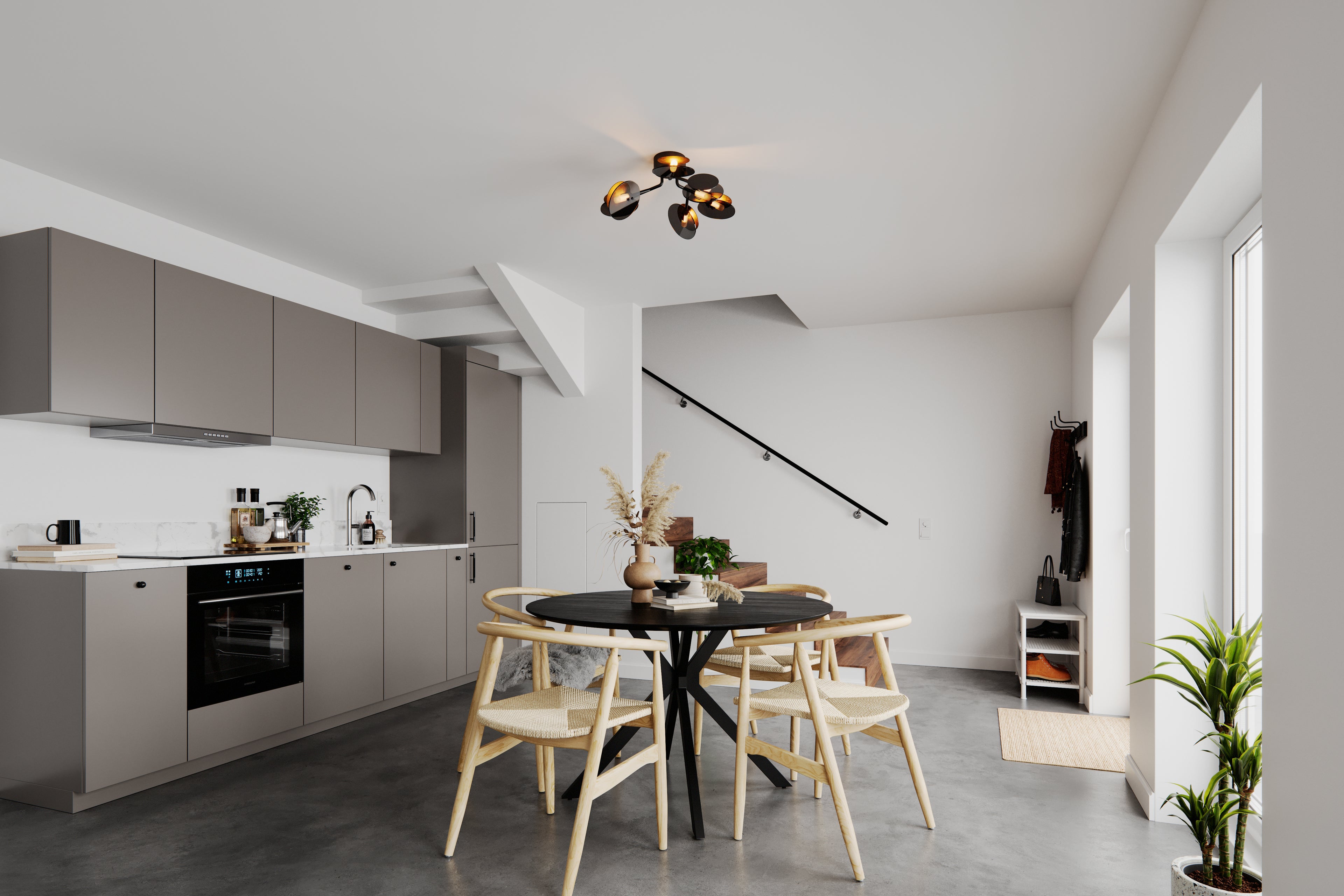 Turno Plafond Ø66 Svart