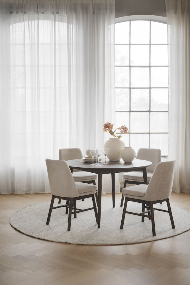 Tyler Matbord Brun Ek Ø120/165 | Rowico Home | 7340126565490 | 121207 | Maessing Interiör