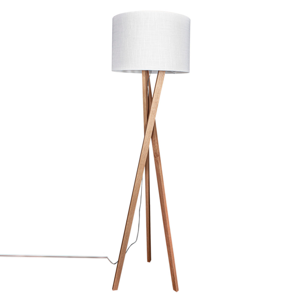 Vega Golvlampa Vit/Ek